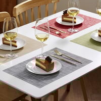 مفرش طاولة طعام بلاستيك 10 قطع