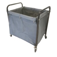 سلة جمع الملابس المتسخة رمادي