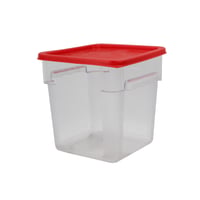 غطاء حاوية تخزين الطعام (2/4 لتر) احمر