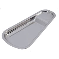 صحن حامل ملاعق خدمة استيل