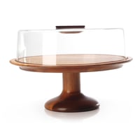 Wooden Pastry Keeper with Sliding Cover