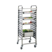 عربة ترولي صواني 2/1 استيل 59*67*173 سم GN