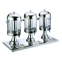 موزع عصير استيل 3 خانات 27 لتر