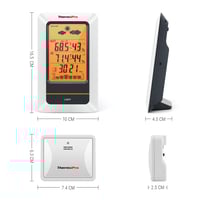 محطة الطقس الرقمية ذات اضاءة خلفية