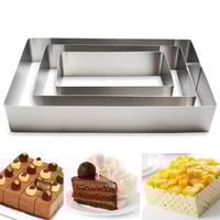 قالب كيك استيل مستطيل