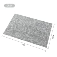 مفرش طاولة طعام بلاستيك 10 قطع