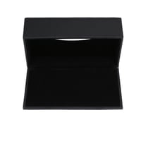 علبة مناديل جلد اسود 24*12*6.5 سم