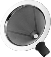 قمع فلتر قهوة استيل 10.2 سم ×6.8 سم