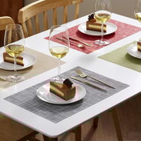 مفرش طاولة طعام بلاستيك 10 قطع