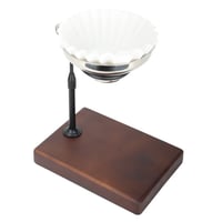 قاعدة فلتر تقطير القهوة خشبي