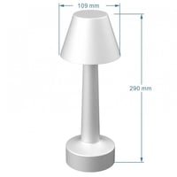 انارة باللمس طاولة ابيض