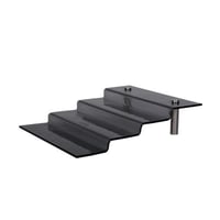 ستاند زجاجي اسود 4 درجات 34*30 سم