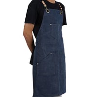 مريلة قماش متعددة الاستخداملت ازرق غامق 90010