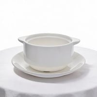 زبدية شربة مع الصحن 11,43 سم / كرتون 48 حبة