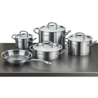 كوركوماز طقم قدور طبخ برولاين ستانلس ستيل - 9 قطع
