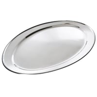 صحن تقديم بيضاوي استيل 47*30.5 سم