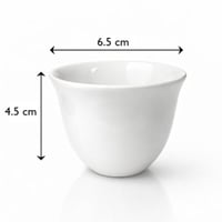 فنجان قهوة عربي بورسلين طقم 12