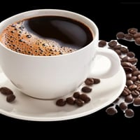 كوب شاي مع الصحن / طقم 6 حبات