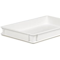 صندوق بلاستيك أبيض 60*40*10سم 18 لتر