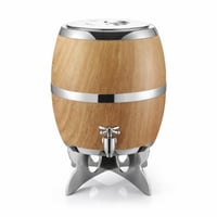 موزع مشروبات برميل 8 لتر شكل خشبي