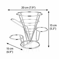 سلة وجبات خفيفة استيل