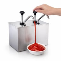 مضخة صوص بارد استيل مزدوجة الاستخدام