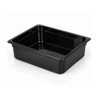 حوض بلاستك اسود 1/2 32.5x26.5 سم