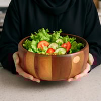 زبدية خشب تقديم تايلندي