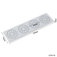 قالب سيلكون لتزيين الطبق 3*75*278 ملم