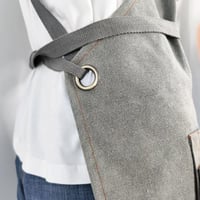 مريلة قماش متعددة الاستخداملت وردي