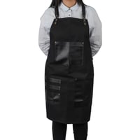 مريلة قماش متعددة الاستخداملت اسود 90001