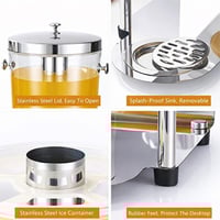 موزع عصير 8 لتر قاعدة استيل