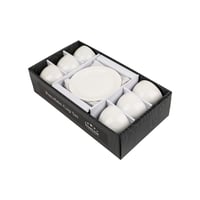 كوب شاي مع الصحن / طقم 6 حبات