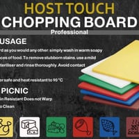 لوح تقطيع بولي إيثيلين احترافي 60×40×2 سم