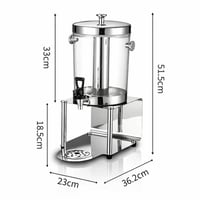 موزع عصير 8 لتر قاعدة استيل