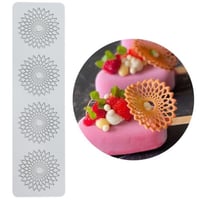 قالب سيلكون لتزيين الطبق 3*75*278 ملم