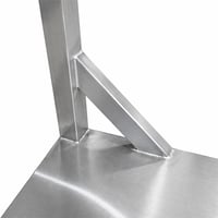 عربة نقل استيل 4 عجلات 400 كيلو