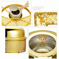 سخان بوفيه غطاء تعليق 8 لتر زخرفه ذهبي