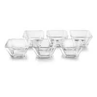 صحن حلا زجاجي 151 ملي 5.1 اونص 12حبة