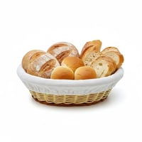 سلة خبز دائري بقماش 20 سم