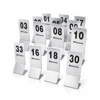 قواعد ارقام طاولات استيل من 1 - 50