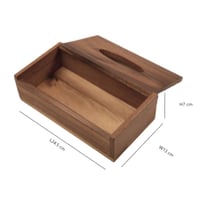 علبة مناديل خشب تايلندي