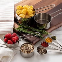 طقم 4 اكواب معاير استيل