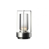 انارة باللمس طاولة فضي