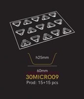 قالب كيك سيلكون مخرم دائري 2 قطعة