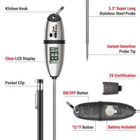 مقياس حرارة الطعام للجيب