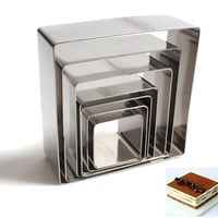 قالب كيك استيل مربع