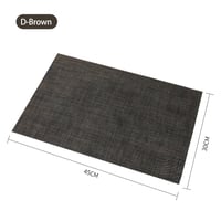 مفرش طاولة طعام بلاستيك 10 قطع