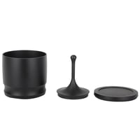 قمع بودرة القهوة المنيوم اسود