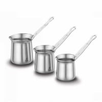 طقم كنكات قهوة ستانلس ستيل كوركوماز